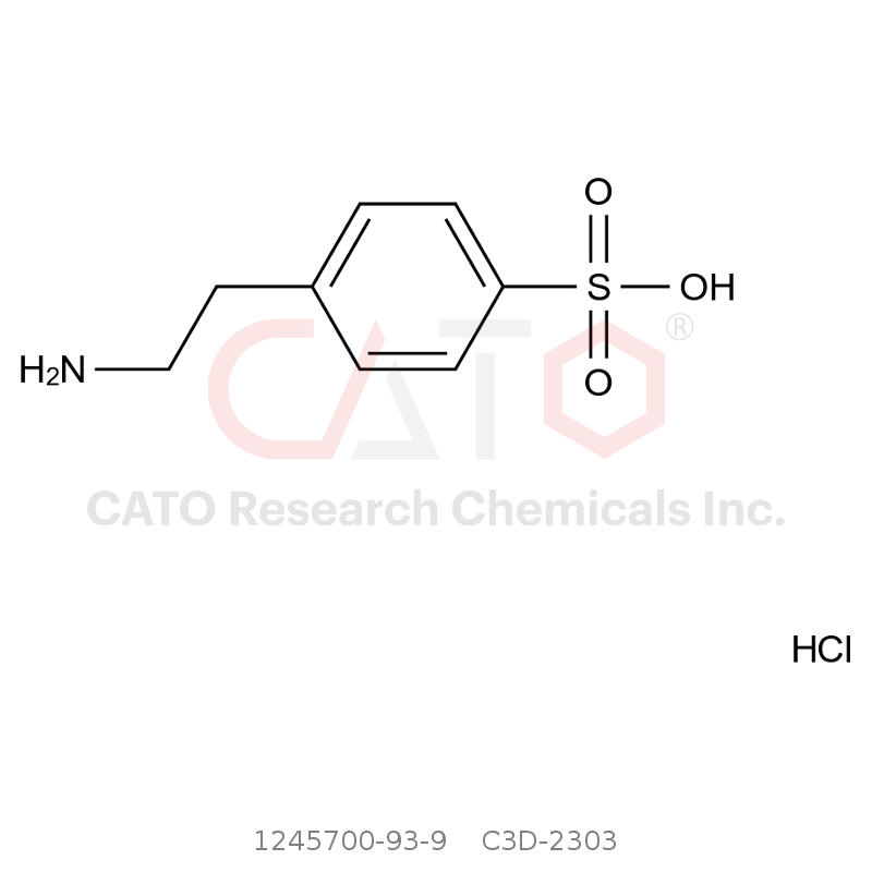 CAS No.:1245700-93-9,4-(2-Aminoethyl)benzenesulfonic acid hydrochloric salt
