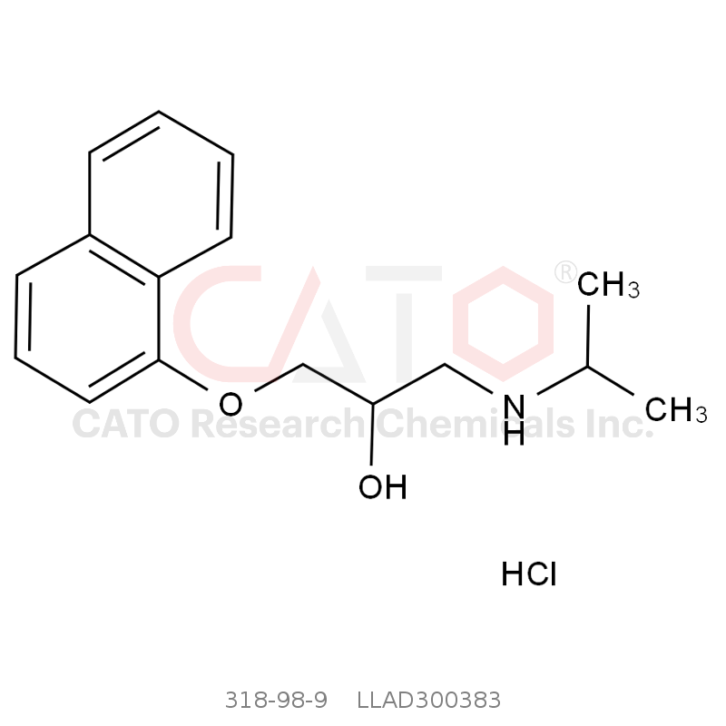 CAS No.:318-98-9,普萘洛尔盐酸盐