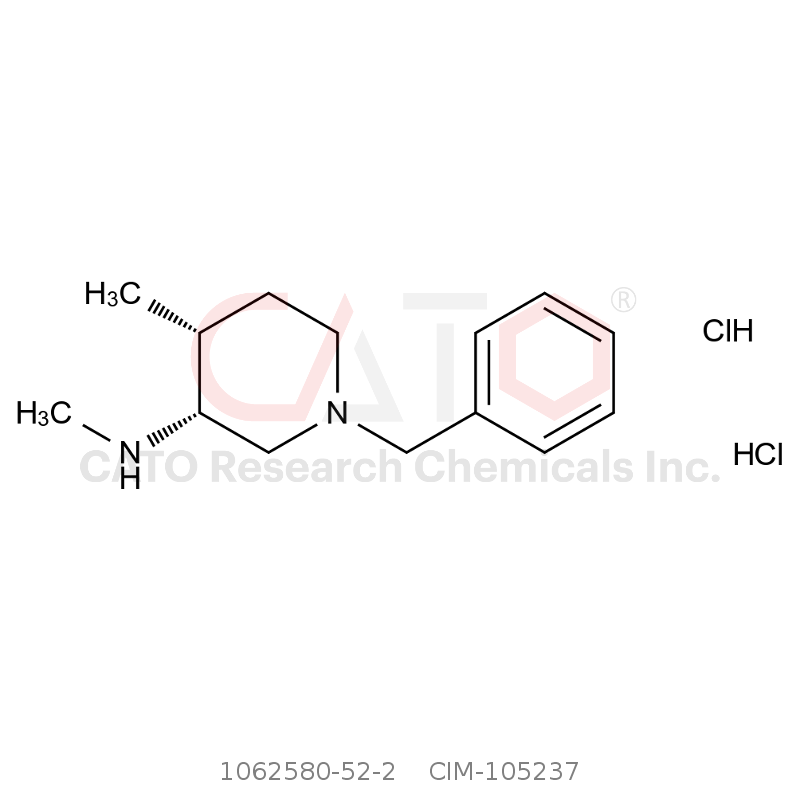 CAS No.:1062580-52-2,(3R,4R)-1-benzyl-N,4-dimethylpiperidin-3-amine dihydrochloride