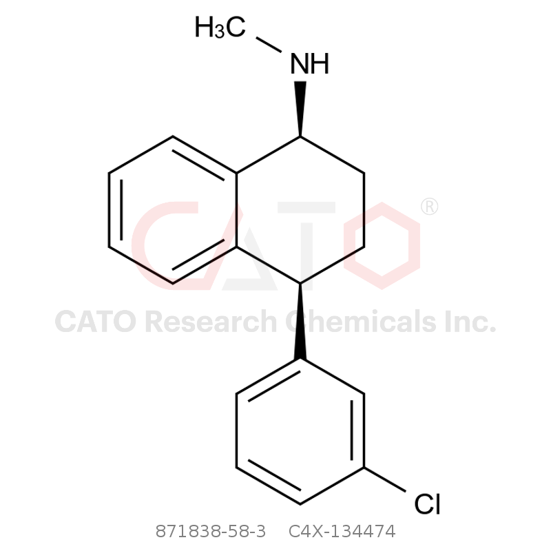 CAS No.:871838-58-3,Sertraline EP Impurity D (1S, 4S-Isomer)
