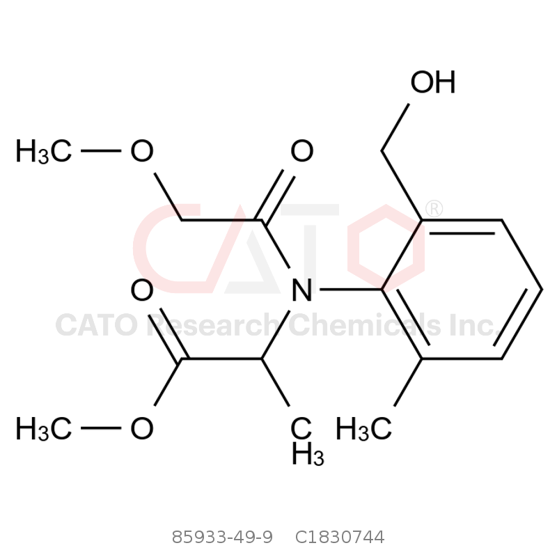 CAS No.:85933-49-9,N-(2-(羟甲基)-6-甲基苯基)-N-(2-甲氧基乙酰基)丙氨酸甲酯