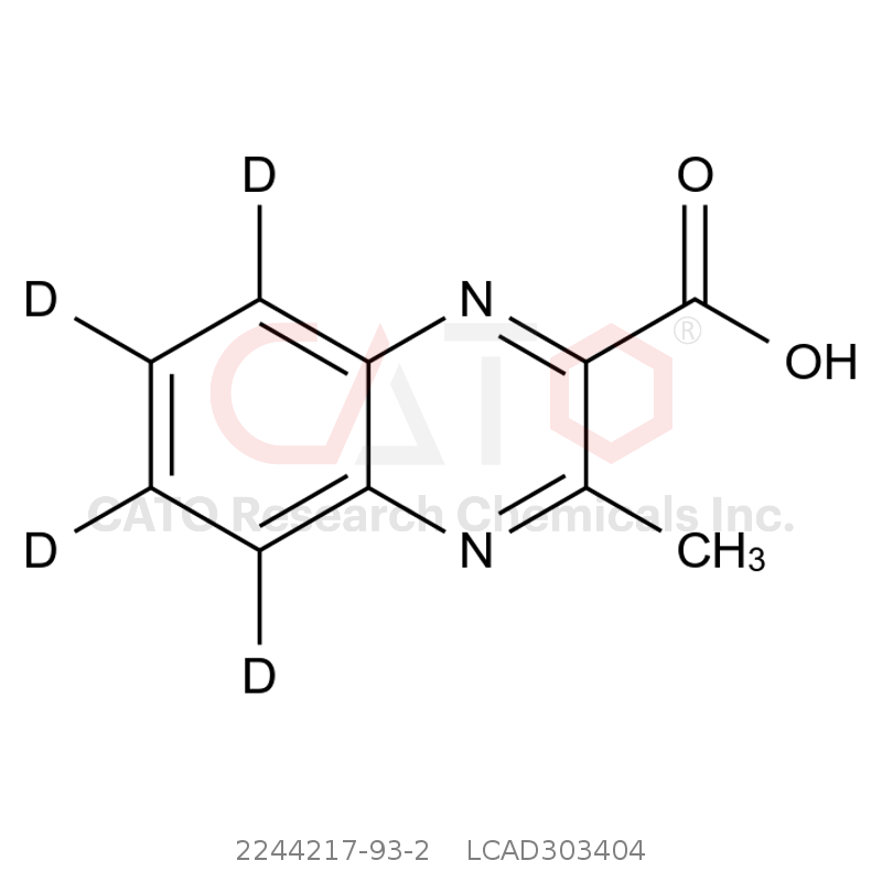CAS No.:2244217-93-2,3-Methyl-quinoxaline-2-carboxylic Acid-d4