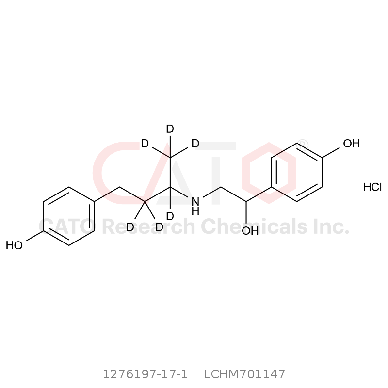CAS No.:1276197-17-1,Ractopamine-D6 Hydrochloride