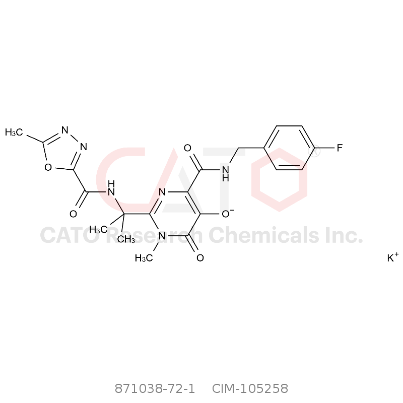 CAS No.:871038-72-1,Raltegravir Potassium