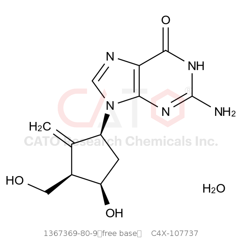 CAS No.:1367369-80-9（free base）,1S 3R 4R-Entecavir