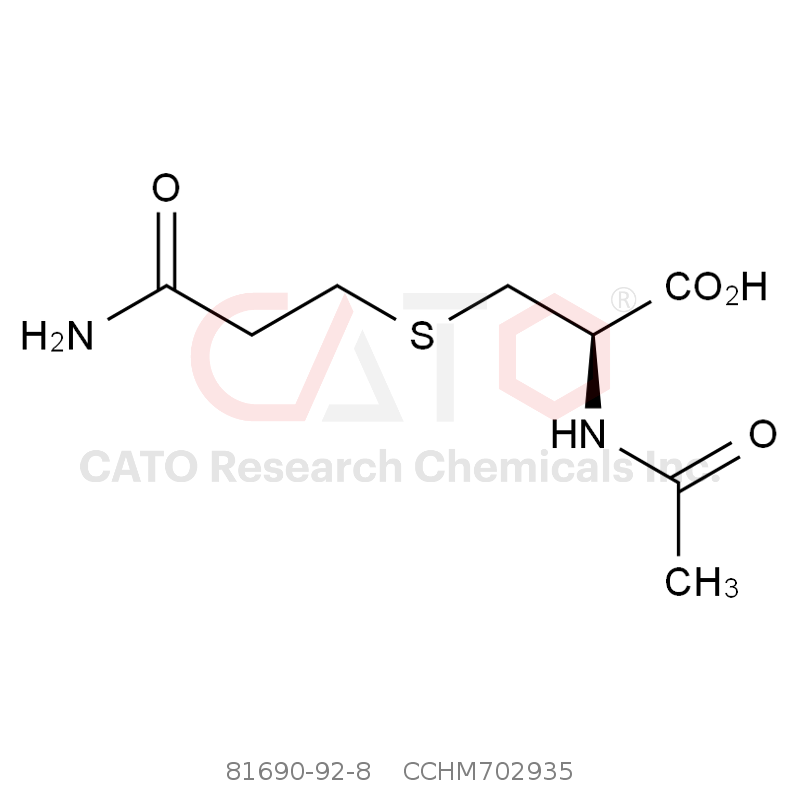 CAS No.:81690-92-8,N-乙酰基-S-（氨基甲酰基乙基）-L-半胱氨酸