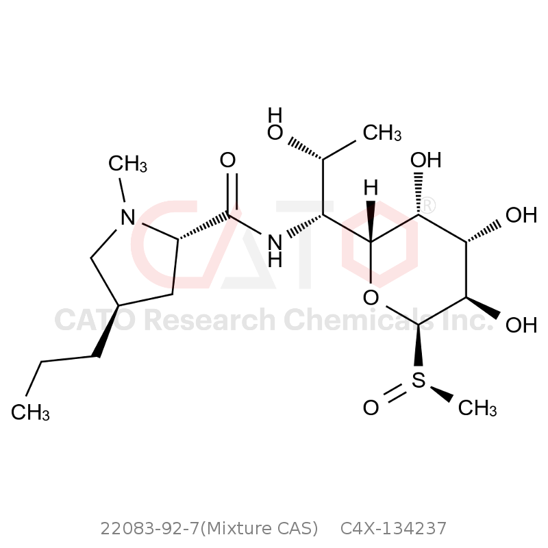CAS No.:22083-92-7(Mixture CAS),Lincomycin Sulfoxide Impurity 2