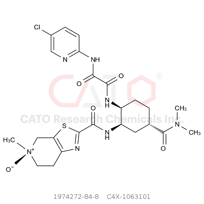 CAS No.:1974272-84-8,Edoxaban N-Oxide Monomer Impurity 2