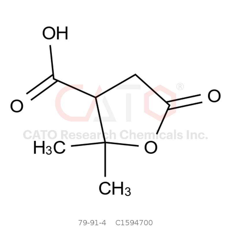 CAS No.:79-91-4,2,2-二甲基-5-氧四氢呋喃-3-羧酸