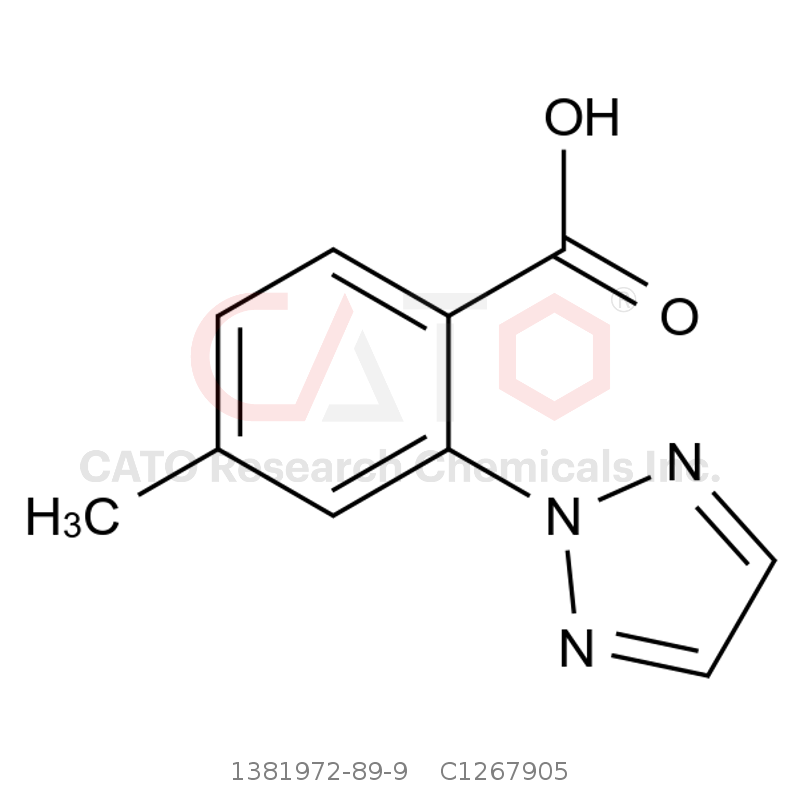 CAS No.:1381972-89-9,4-Methyl-2-(2H-1,2,3-triazol-2-yl)benzoic acid