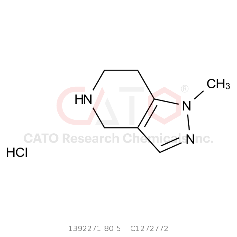 CAS No.:1392271-80-5,1-Methyl-4,5,6,7-tetrahydro-1H-pyrazolo[4,3-c]pyridine hydrochloride