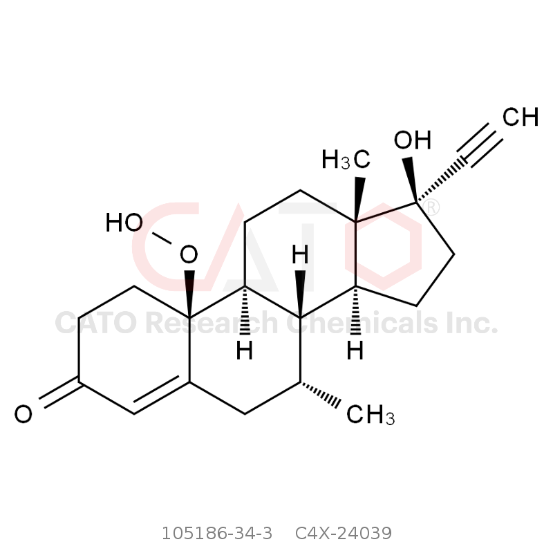 CAS No.:105186-34-3,10-β-过氧化 4-替勃龙