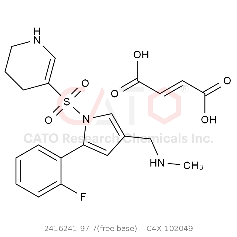 CAS No.:2416241-97-7(free base),Vonoprazan Fumarate Impurity 49