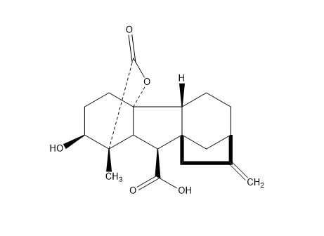赤霉素A4 Gibberellin A4 CAS 468-44-0 结构式 Chemical Structure