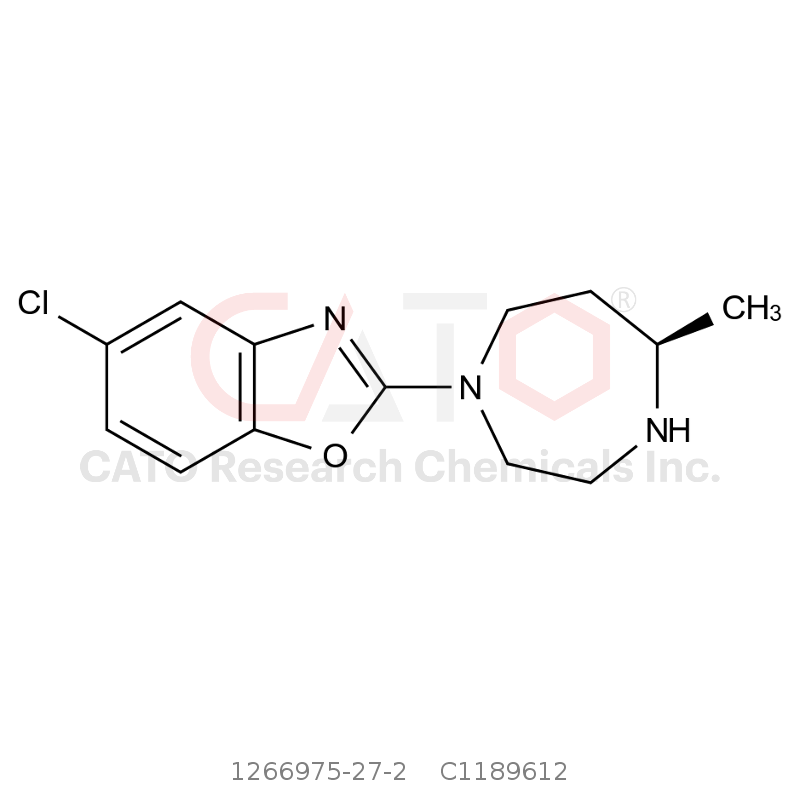 CAS No.:1266975-27-2,(R)-5-Chloro-2-(5-methyl-1,4-diazepan-1-yl)benzo[d]oxazole