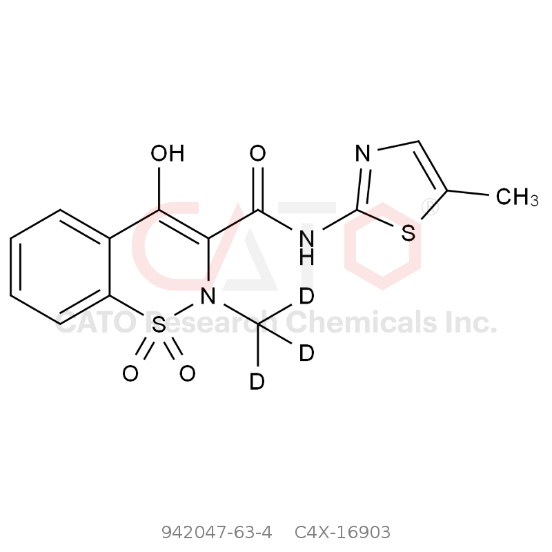 CAS No.:942047-63-4,美洛昔康-d3