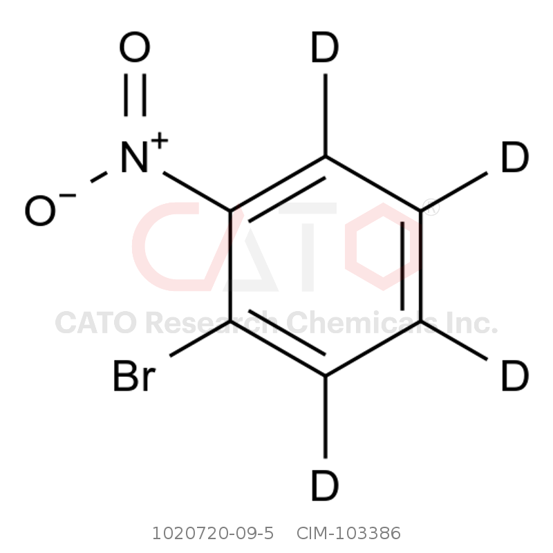 CAS No.:1020720-09-5,1-BROMO-2-NITROBENZE-D4