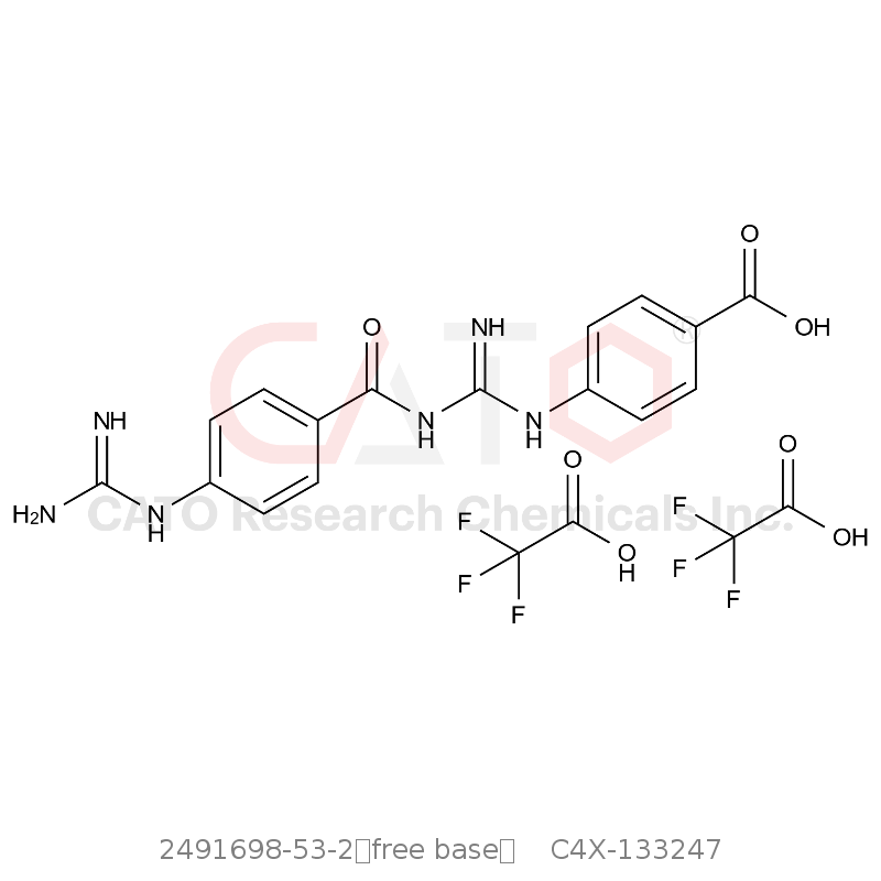 CAS No.:2491698-53-2（free base）,Nafamostat Impurity 47