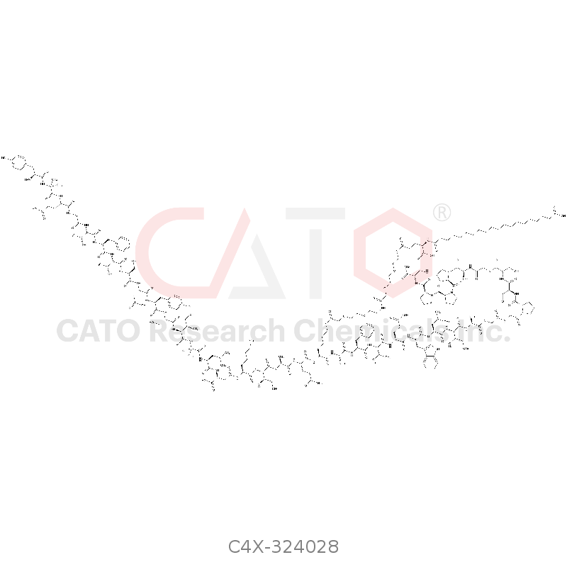 Tyr-Aib-Glu-Gly-Thr-Phe-Thr-Ser-Asp-Tyr-Ser-Ile-Aib-Leu-β-Asp-Lys-Ile-Ala-Gln-Lys(AEEA-AEEA-γ-Glu-Eicosanedioicacid)-Ala-Phe-Val-Gln-Trp-Leu-Ile-Ala-Gly-Gly-Pro-Ser-Ser-Gly-Ala-Pro-Pro-Pro-Ser-NH2