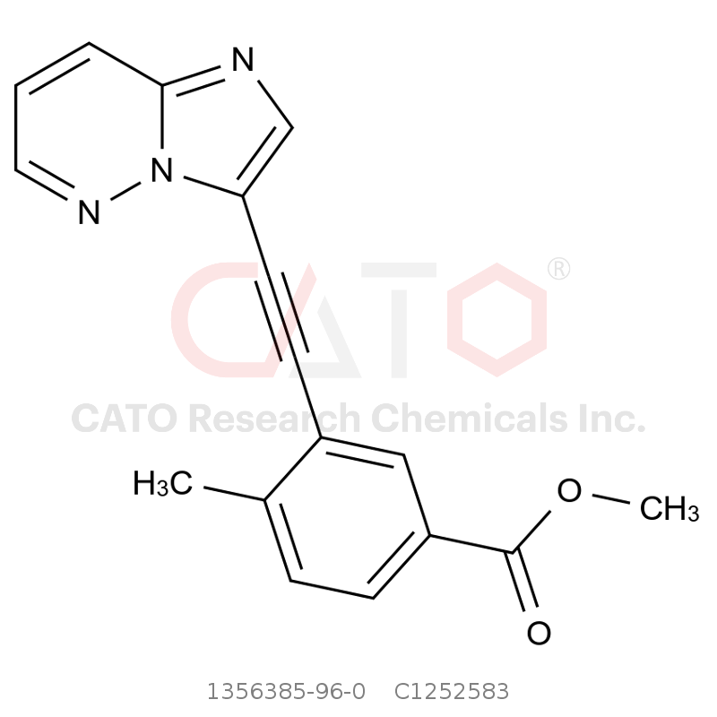 CAS No.:1356385-96-0,Methyl 3-(imidazo[1,2-b]pyridazin-3-ylethynyl)-4-methylbenzoate