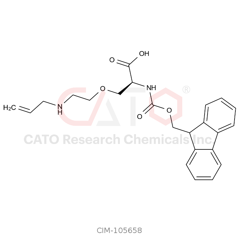 N-(((9H-Fluoren-9-yl)methoxy)carbonyl)-O-(2-(allylamino)ethyl)-L-serine