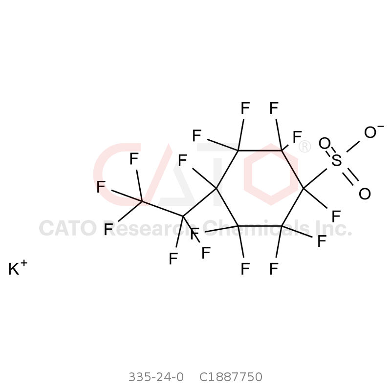 CAS No.:335-24-0,Perfluoro-4-ethylcyclohexanesulfonic acid, potassium salt