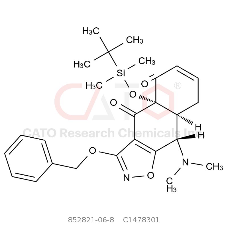 CAS No.:852821-06-8,(4AS,8aS,9S)-3-(苄氧基)-4a-((叔丁基二甲基甲硅烷基)氧基)-9-(二甲基氨基)-8a,9-二氢萘并[2,3-d]异恶唑-4,54aH,8H)-二酮