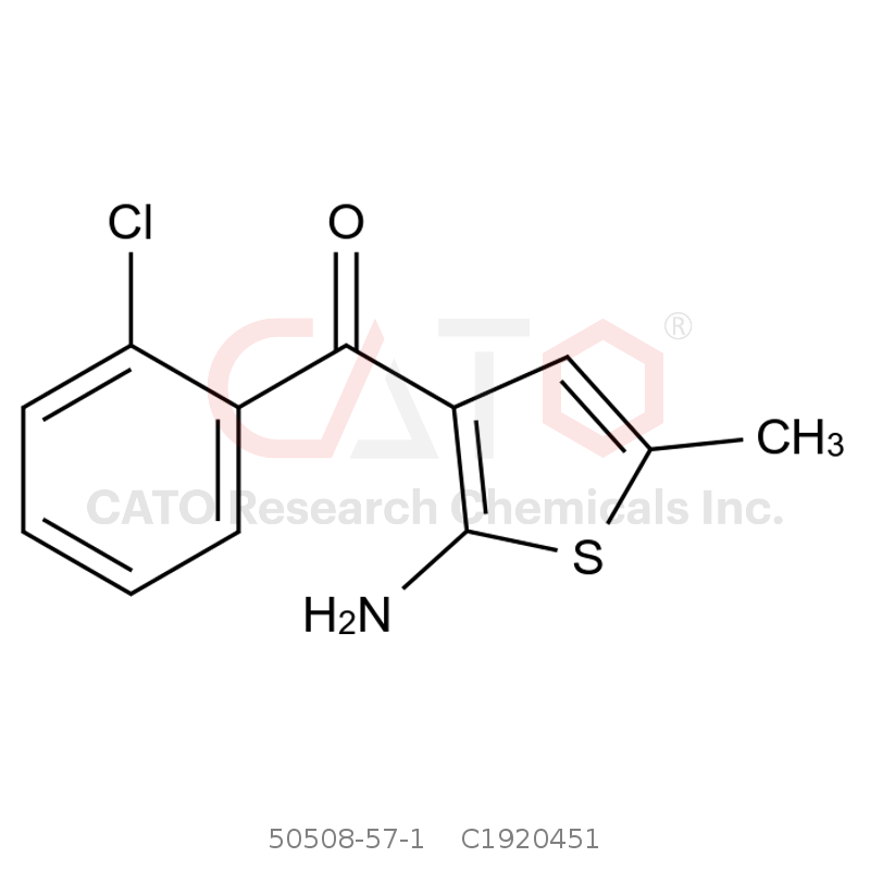 CAS No.:50508-57-1,(2-Amino-5-methylthiophen-3-yl)(2-chlorophenyl)methanone