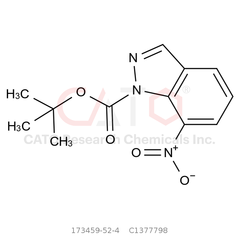 CAS No.:173459-52-4,7-硝基-1H-吲唑-1-羧酸叔丁酯