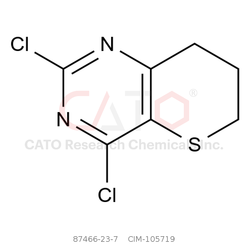 CAS No.:87466-23-7,2,4-二氯-7,8-二氢-6H-噻喃并[3,2-d]嘧啶