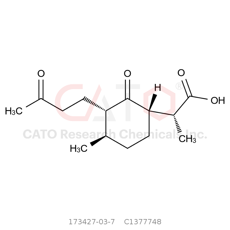 CAS No.:173427-03-7,(aR,1S,3S,4R)-a,4-Dimethyl-2-oxo-3-(3-oxobutyl)-cyclohexaneacetic Acid