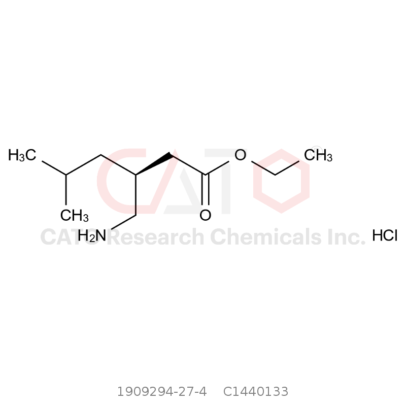 CAS No.:1909294-27-4,（3S）-3-（氨基甲基）-5-甲基己酸乙酯盐酸盐