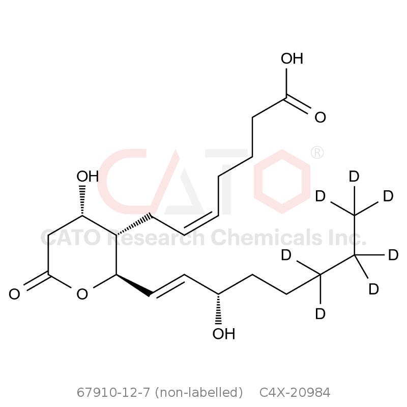 CAS No.:67910-12-7 (non-labelled),11-脱氢血栓素 b2-d7