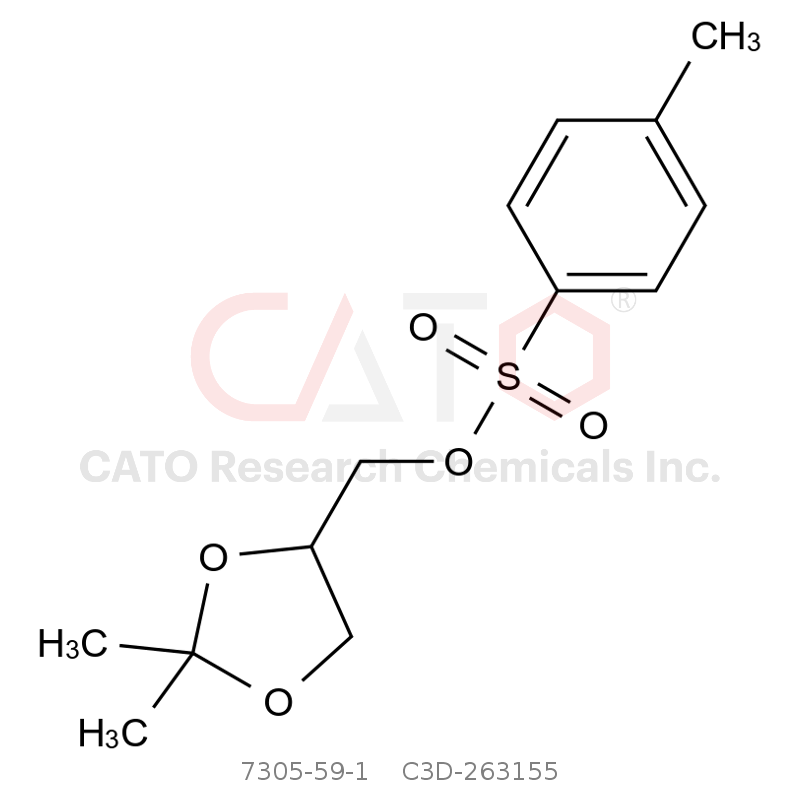CAS No.:7305-59-1,(2,2-dimethyl-1,3-dioxolan-4-yl)methyl 4-methylbenzenesulfonate