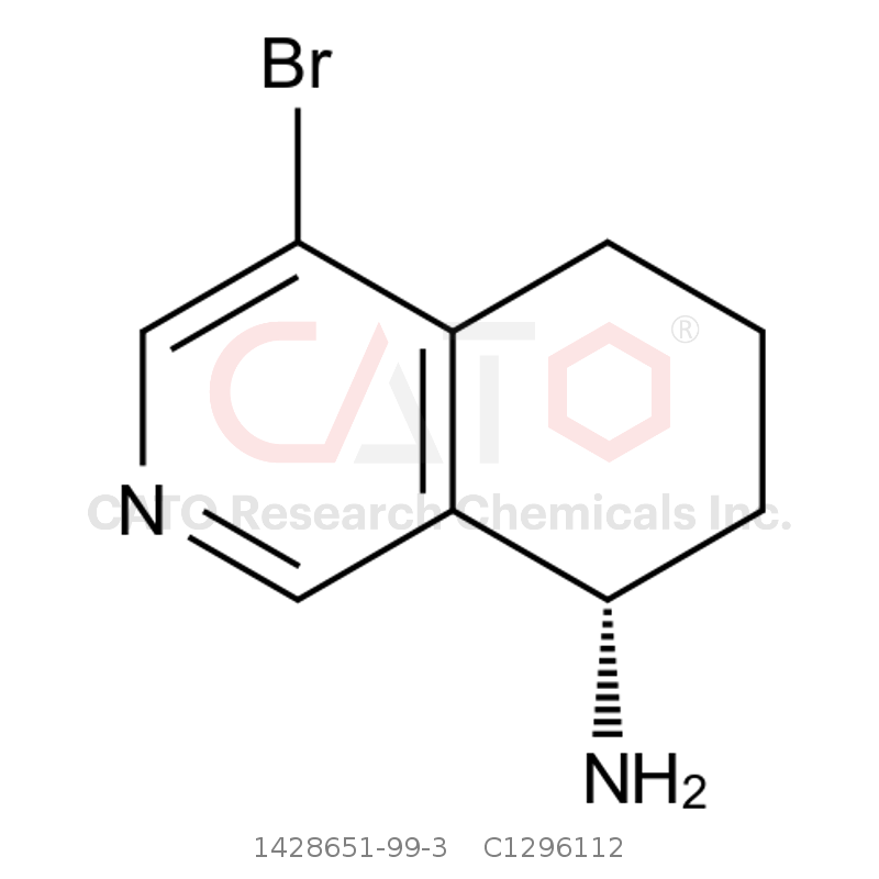 CAS No.:1428651-99-3,(S)-4-溴-5,6,7,8-四氢异喹啉-8-胺