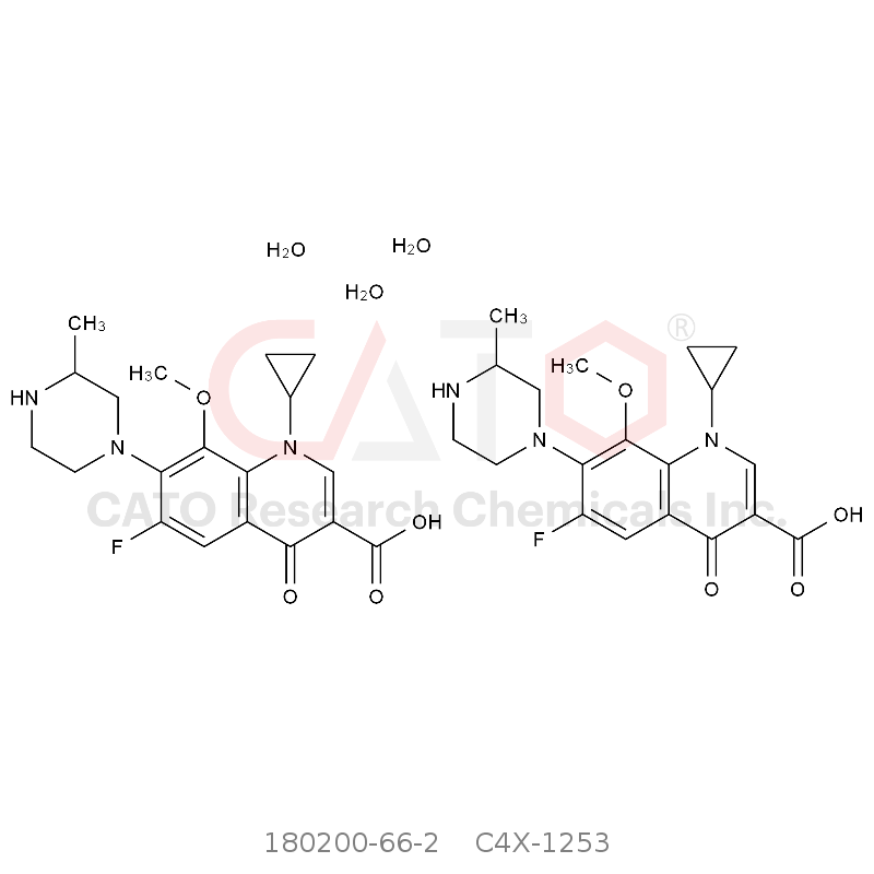 CAS No.:180200-66-2,Gatifloxacin Sesquihydrate