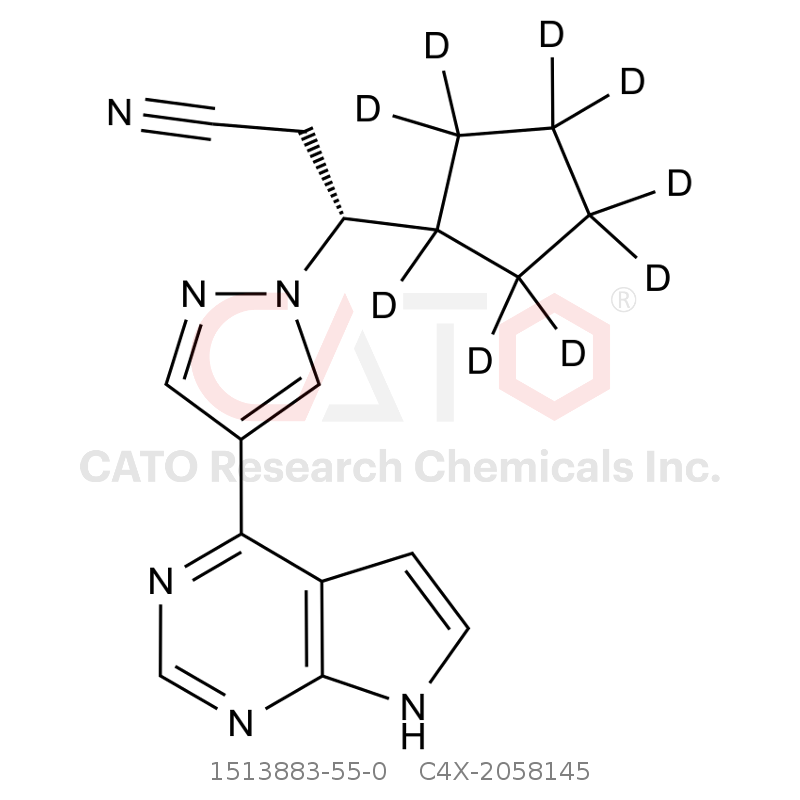 CAS No.:1513883-55-0,Ruxolitinib-d9