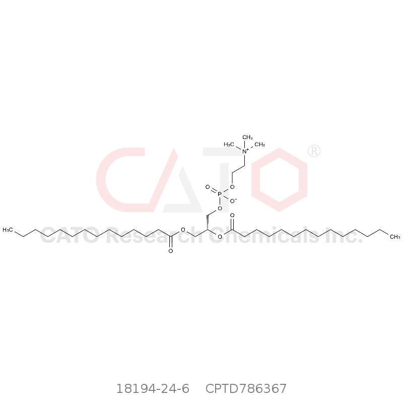 CAS No.:18194-24-6,1,2-二肉豆蔻酰-sn-甘油-3-磷酸胆碱