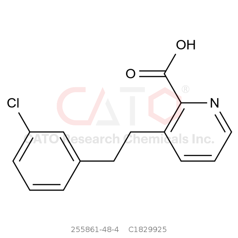 CAS No.:255861-48-4,3-[2-(3-氯苯基)乙基]-2-吡啶甲酸