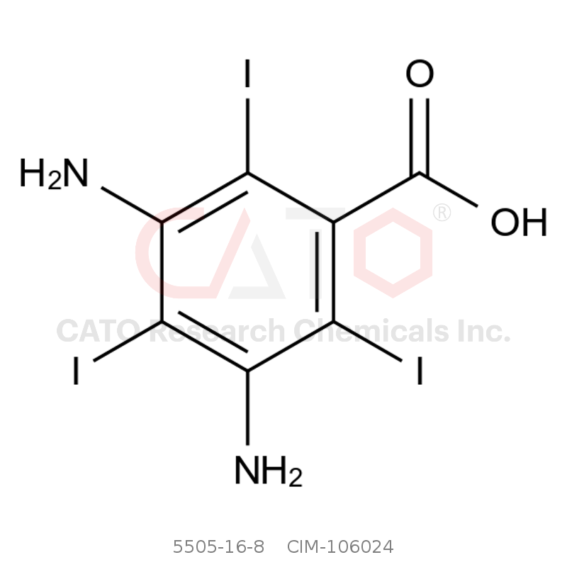 CAS No.:5505-16-8,3,5-Diamino-2,4,6-triiodobenzoic acid