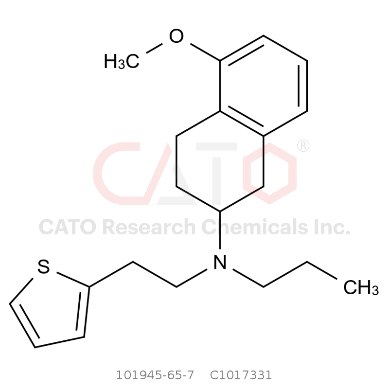 CAS No.:101945-65-7,N-Propyl-N-(1,2,3,4-tetrahydro-5-methoxy-2-naphthalenyl)-2-thiopheneethanamine
