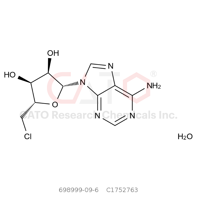 CAS No.:698999-09-6,5'-氯-5'-脱氧腺苷水合物
