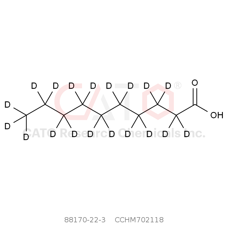 CAS No.:88170-22-3,十烷酸-D19