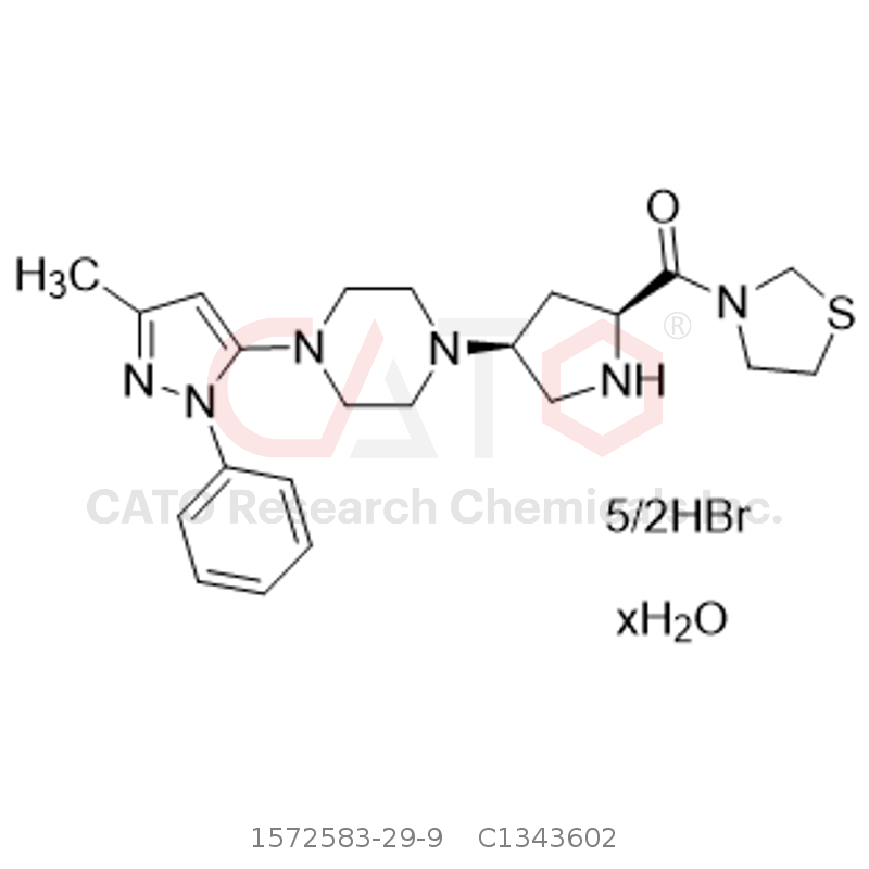 CAS No.:1572583-29-9,替格列汀半氢溴酸盐水合物