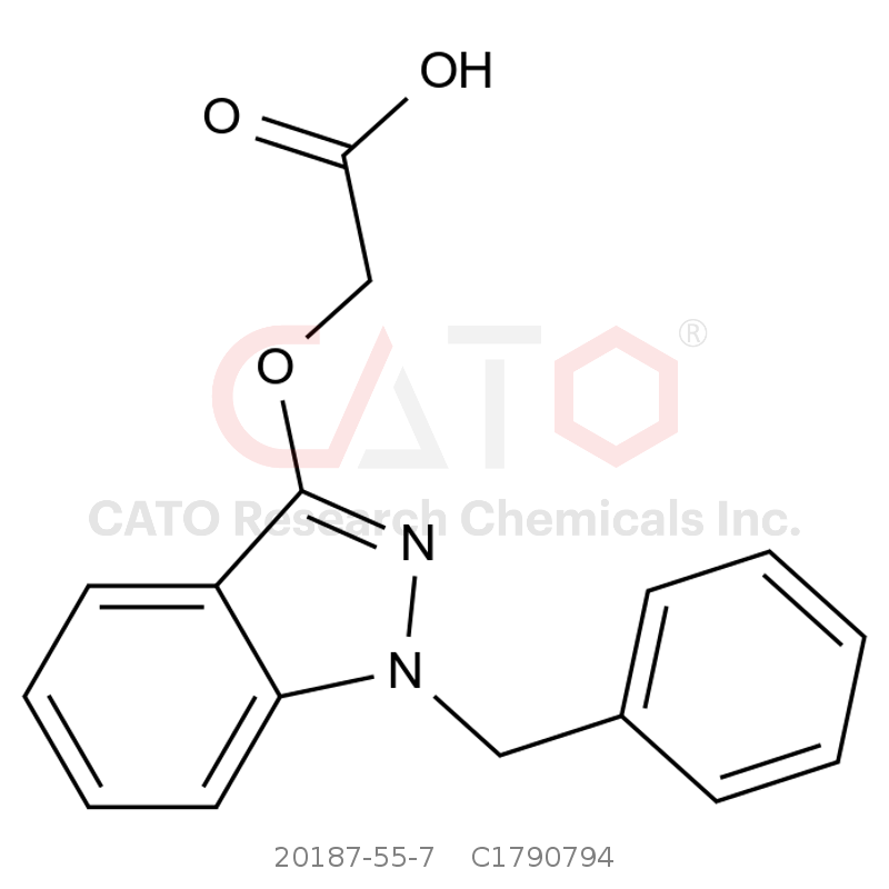 CAS No.:20187-55-7,[(1-苄基-1H-吲唑-3-基)氧]乙酸