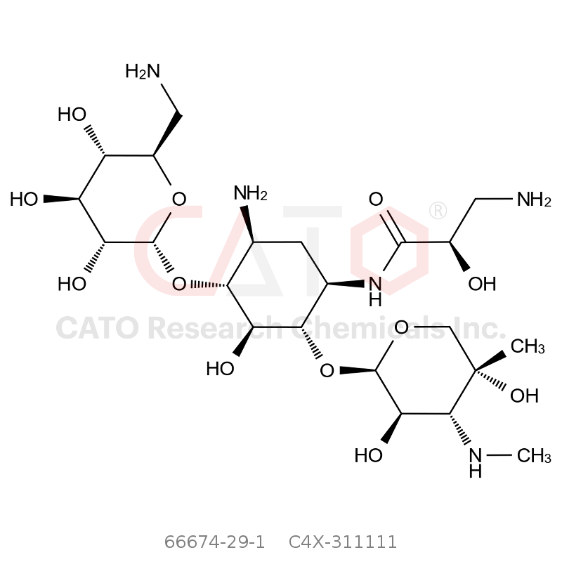 CAS No.:66674-29-1,Isepamicin Impurity 11