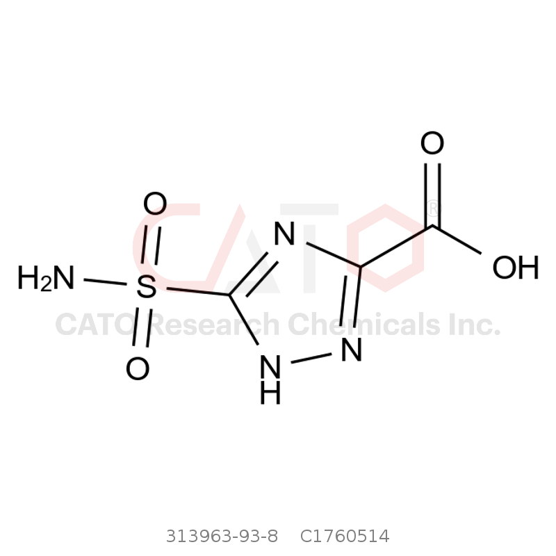 CAS No.:313963-93-8,5-氨磺酰基-1H-1,2,4-三唑-3-羧酸