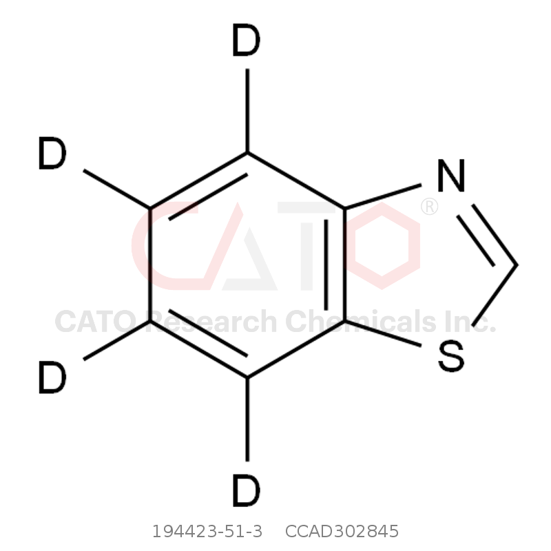 CAS No.:194423-51-3,苯并噻唑-d4