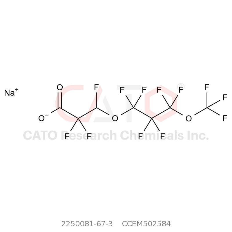 CAS No.:2250081-67-3,3H-Perfluoro-4,8-dioxanonanoic acid sodium