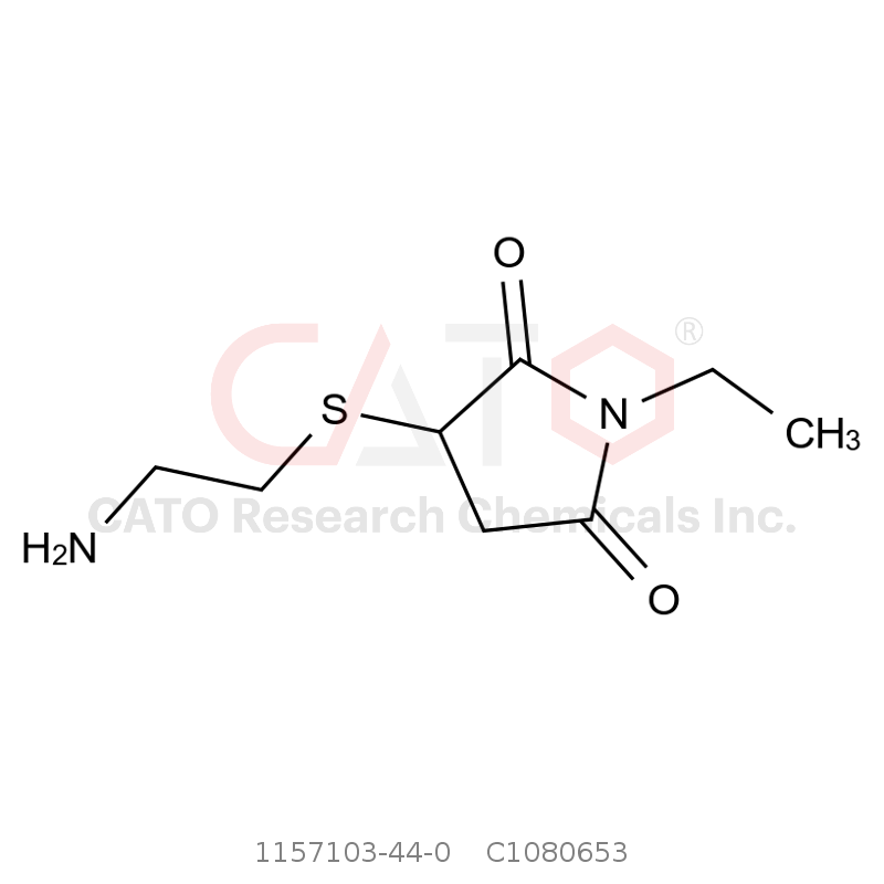 CAS No.:1157103-44-0,3-[(2-氨基乙基)硫代]-1-乙基吡咯烷-2,5-二酮